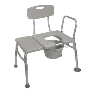 Chaise de Transfert: Chaise D'Aisance et Transfert - Plastique