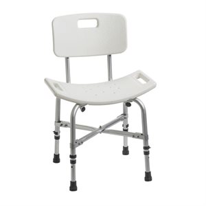Bath and Shower Bench: Bariatric With or Without Backrest