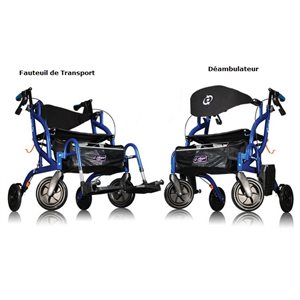 Fauteuil de Transport et Déambulateur: Fusion