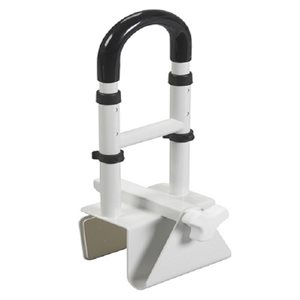 Bath Grab Bar: Adjustable Height