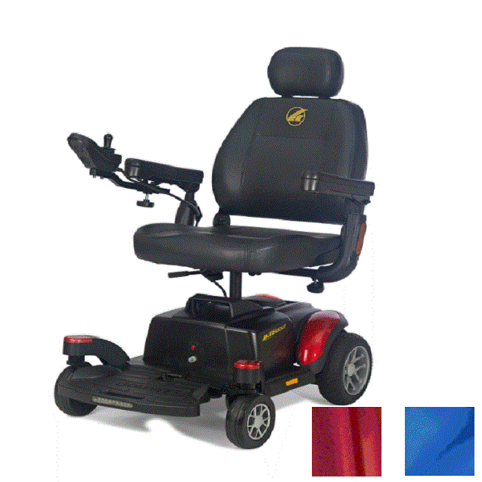 Electric / Motorized Wheelchair Golden BuzzAbout with LED Lights